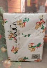 Size 52" x 90" Oblong Tablecloth  Flannel Back Vinyl Table Cloth Seats 6-8 New