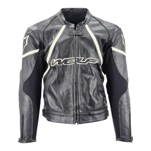 Wolf leather motorbike - wolf, jacket