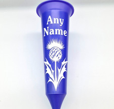 Purple Flower Vase Grave Spike