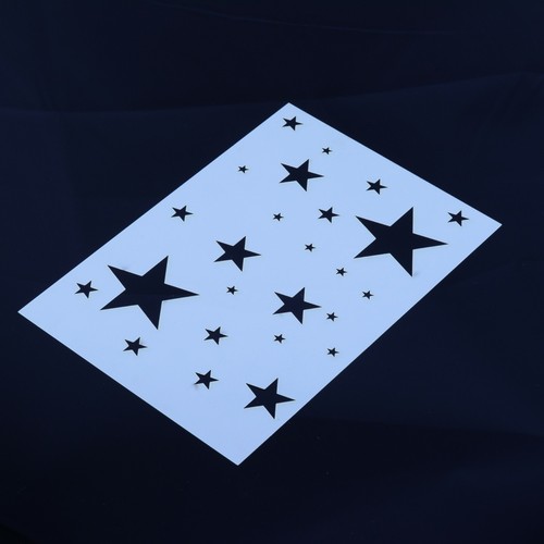 Stars stencil space planets - stars,