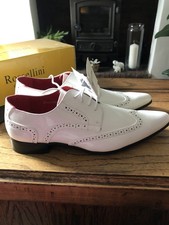 60s Style Winkle Pickers White