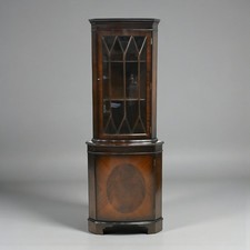 Vintage Mahogany Corner Unit