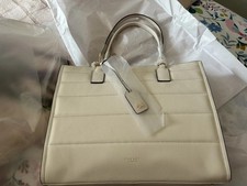 Radley - Lyric Lane Quilt Chalk Leather Medium Bag - New