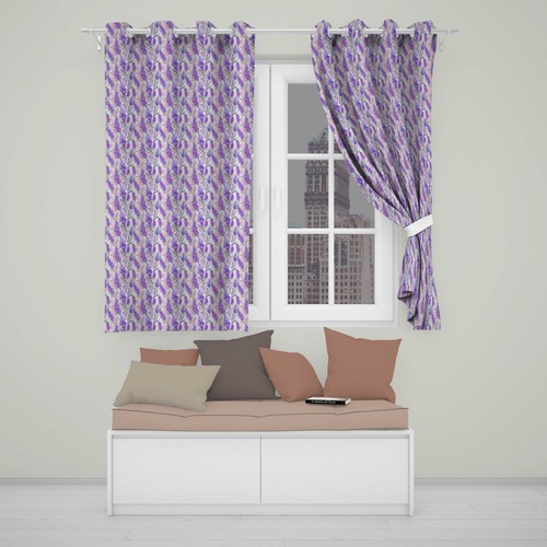 Blackout eyelet curtains soft - blackout,