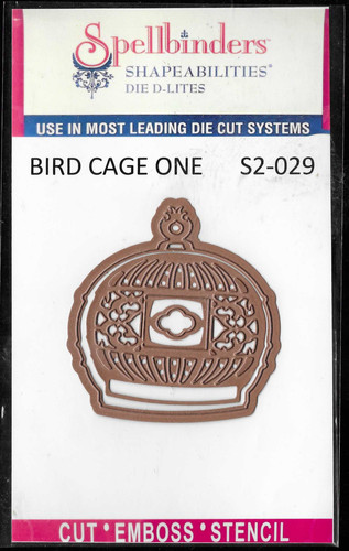 Spellbinders bird cage one - cage,
