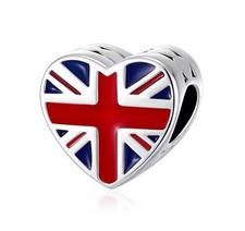S925 Pure Silver Charm Bead For Bracelet Nelly Castro Brasil & Uk Collection