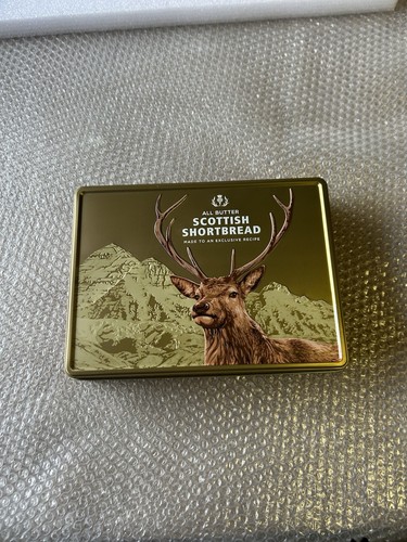Deer scottish tin empty - deer,