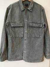 Zara Mens Denim Shacket Jacket