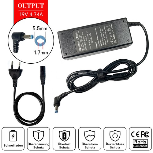 Laptop adapter charger - ac, for
