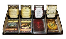 Board Game Four Card Deck Draw & Discard Storage Organiser - Large cards