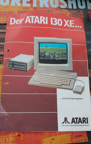Der atari 130 prospekt - 130, ca