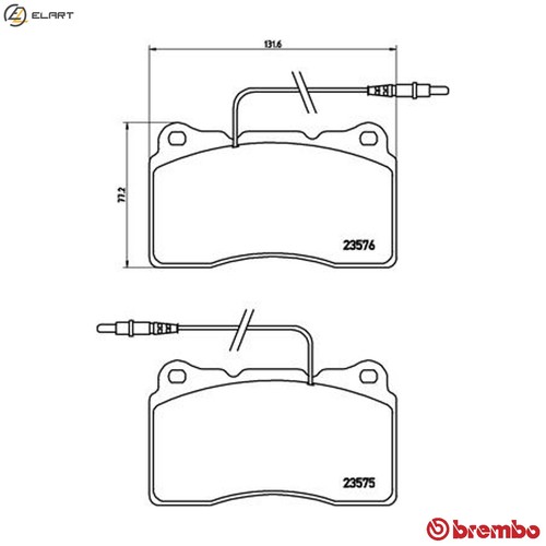 Brake pad set disc - pad,