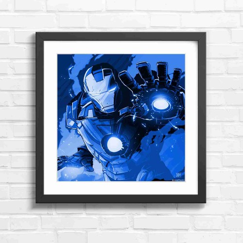 Bold iron man repulsor - iron,