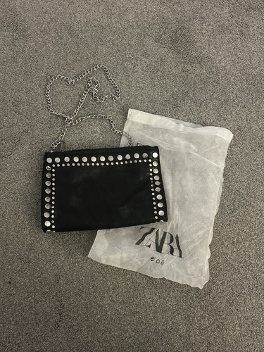 Zara black crossbody bag - black, brand