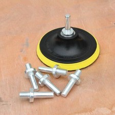 Rubber Backing Pad Hook & Loop for Angle Grinder with Drill Attachment M14 125mm