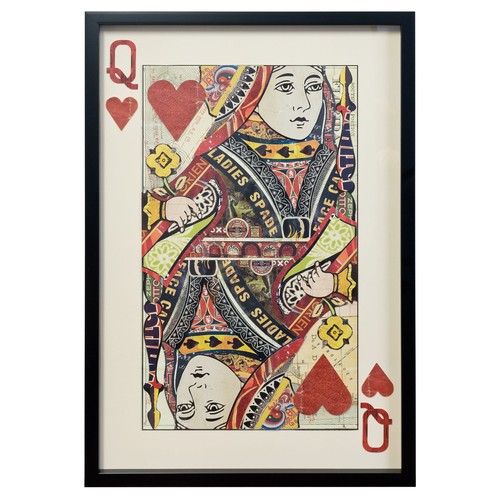 Queen hearts collage wall - of,