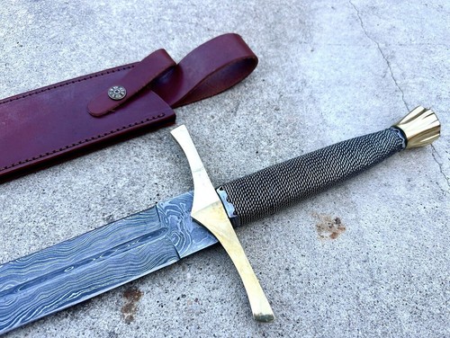 Double handed damascus steel - double,