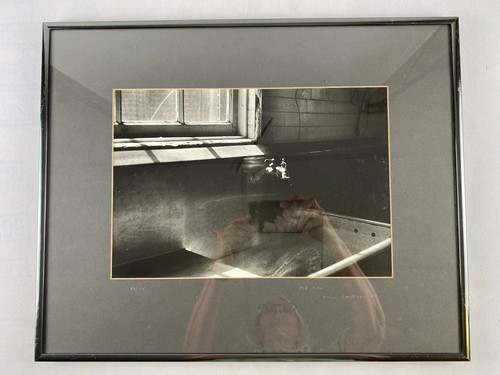 Framed matted photograph 1980 - photograph,