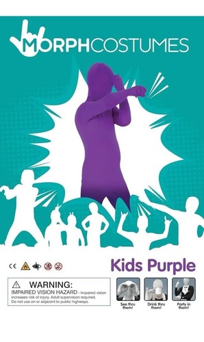 Kids purple morphsuit boys - kids,