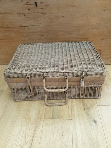Vintage picnic basket - vintage,