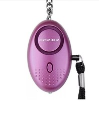 Eazior 140DB Police Approved Personal Security Alarm Mini Loud Panic Rape Purple