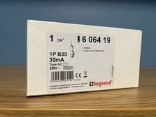 Legrand 20amp Rcbo 30mA 10kA