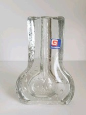 Vintage 1970's Georgshütte German Glass Vase 