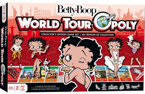 Betty boop world tour - betty, tour-opoly