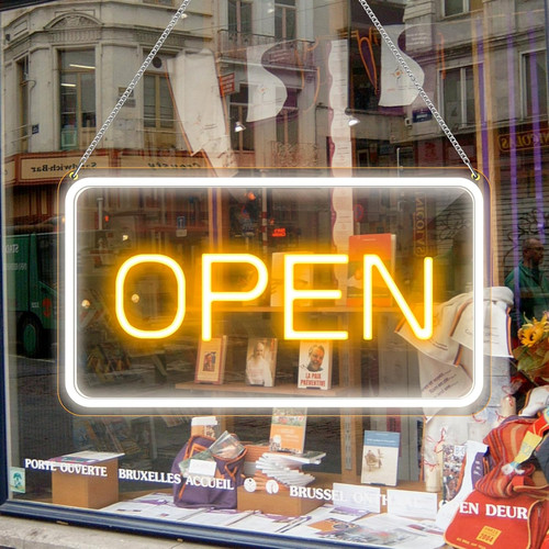 Led neon open - 16"x, sign