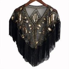 Women Tassels Sequin Wrap
