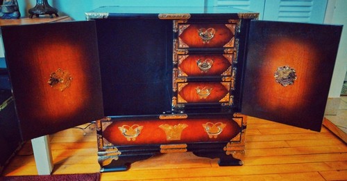 Rare antique asian - , burl