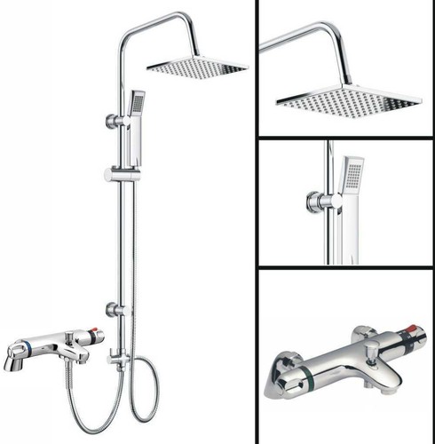 Chrome thermostatic bath - chrome,