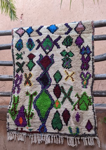 Vintage moroccan berber wool - moroccan,