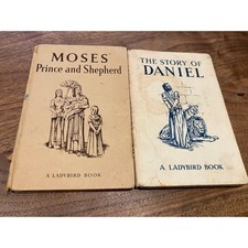 Lady bird vintage books - vintage, moses