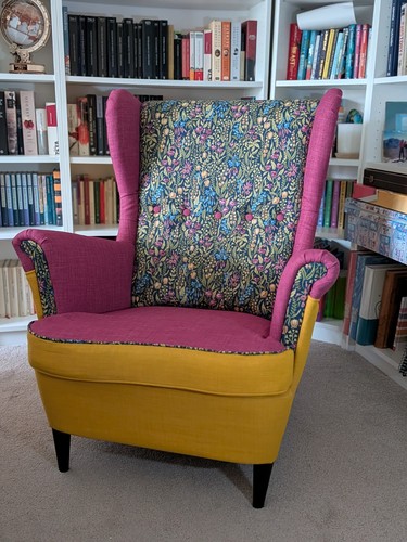Wingback armchair used - wingback,