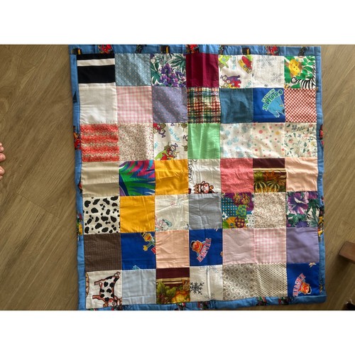 Handmade patchwork quilt - patchwork,