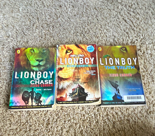 Lionboy paperback book - lionboy,