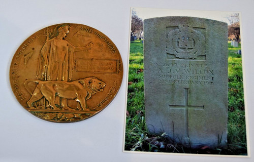 Ww1 plaque death penny - plaque,
