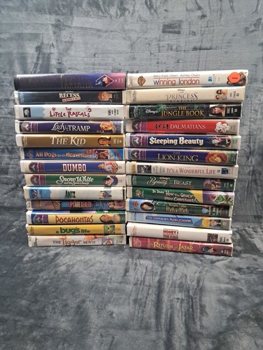 Family kids clamshell vhs lot - family,
