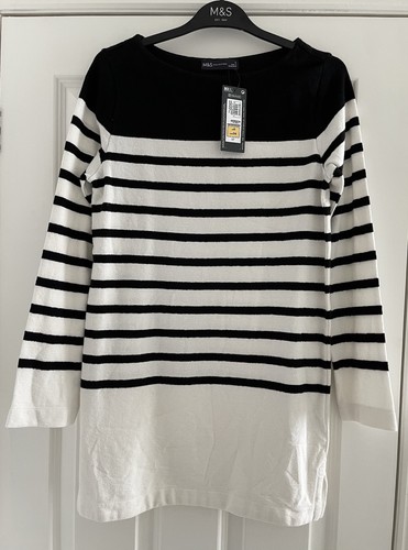 New black and cream stripped - new,