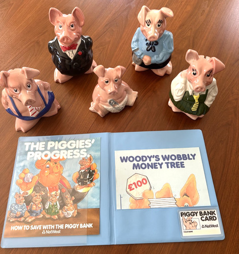 Natwest pigs set - natwest, 5,