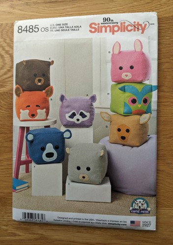Stuffed felt cube animals - cube, ~