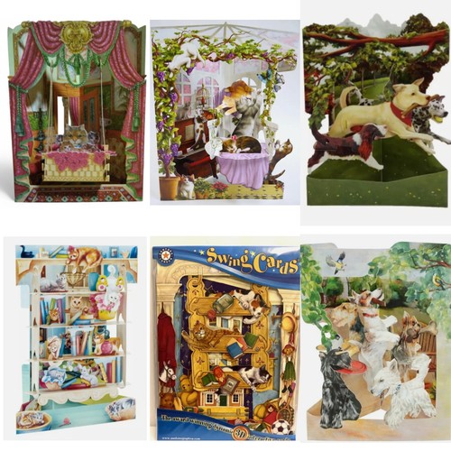 Santoro swing card cats - swing,