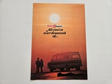 LEYLAND SHERPA EVEREST CAMP VAN MOTORHOME SALES BROCHURE 1976