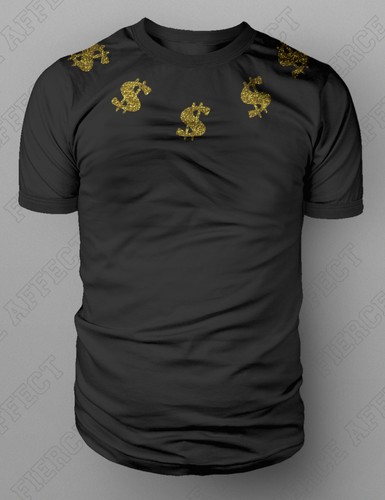 Dollar sign glitter gold - sign,