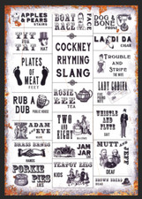 VINTAGE RETRO COCKNEY WORDS