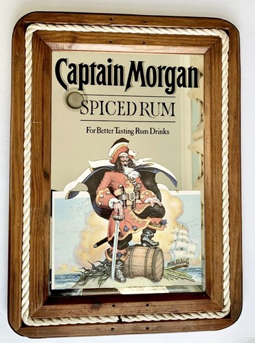 Bar wall mirror captain morgan - captain,