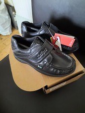 Kickers Reasan  BLACK touch Fastening Strap Boys shoe, Infant UK 9 / EU 27, BNIB