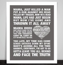 Queen Bohemian Rhapsody Art