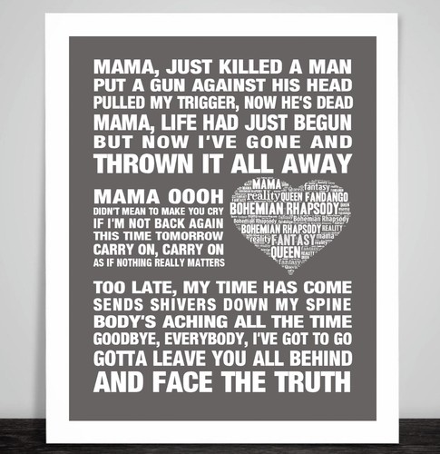 Queen bohemian rhapsody art - bohemian,